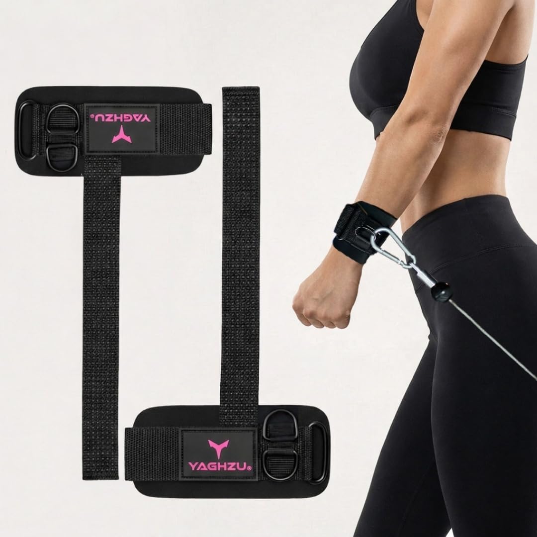 Weight Lifting Straps with D Ring - Gym Straps with D Ring