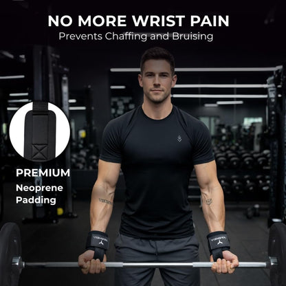Weight Lifting Straps with D Ring - Gym Straps with D Ring