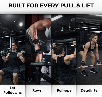 Weight Lifting Straps with D Ring - Gym Straps with D Ring