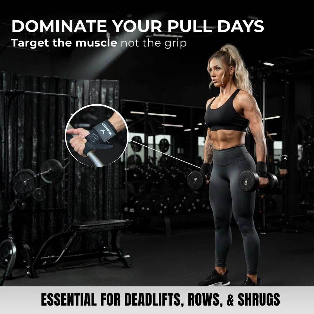 Weight Lifting Straps with D Ring - Gym Straps with D Ring