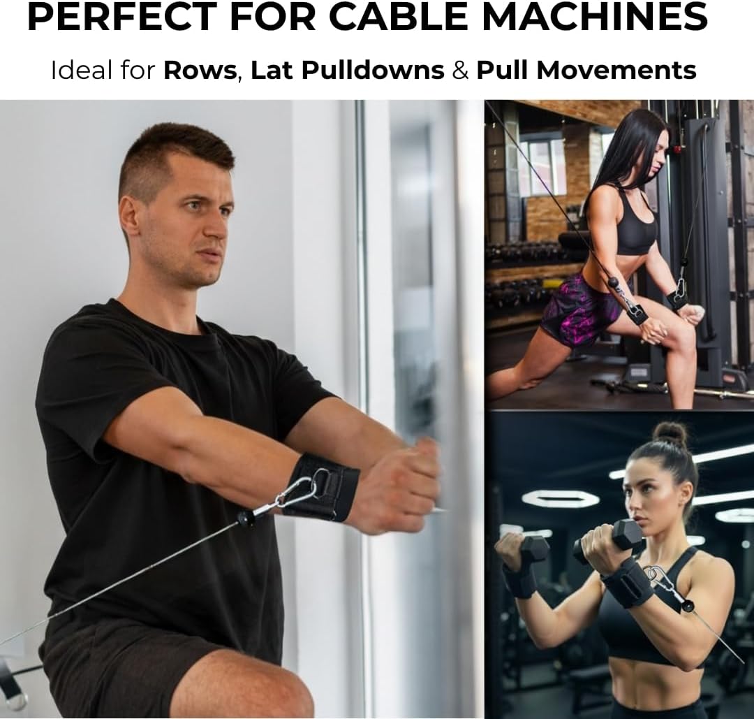Weight Lifting Straps with D Ring - Gym Straps with D Ring