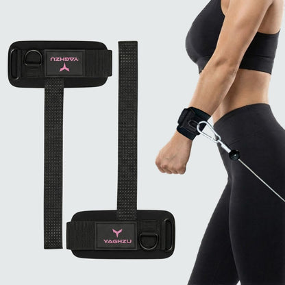 Weight Lifting Straps with D Ring - Gym Straps with D Ring