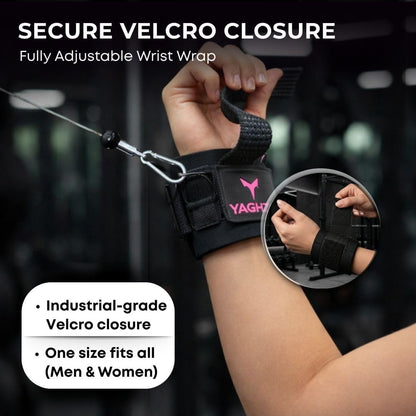 Weight Lifting Straps with D Ring - Gym Straps with D Ring
