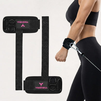 Weight Lifting Straps with D Ring - Gym Straps with D Ring